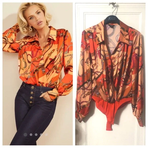 Marciano Buckle Retro Bodysuit - Picture 1 of 10